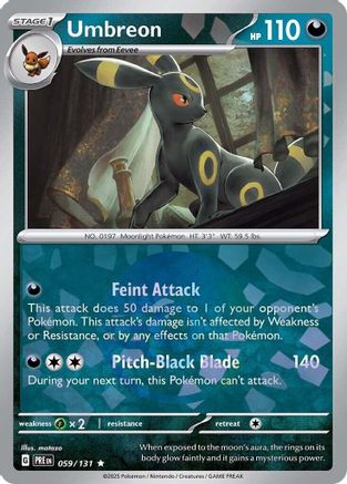 Umbreon (Poke Ball Pattern) (59) [SV: Prismatic Evolutions] Holofoil - Deck Out Gaming