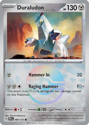 Duraludon (Poke Ball Pattern) (69) [SV: Prismatic Evolutions] Holofoil - Deck Out Gaming