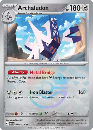 Archaludon (Poke Ball Pattern) (70) [SV: Prismatic Evolutions] Holofoil - Deck Out Gaming