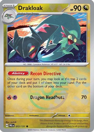Drakloak (Poke Ball Pattern) (72) [SV: Prismatic Evolutions] Holofoil - Deck Out Gaming