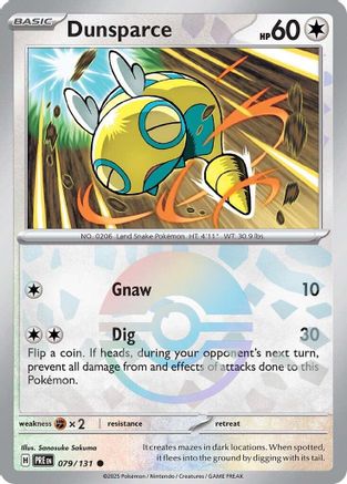 Dunsparce (Poke Ball Pattern) (79) [SV: Prismatic Evolutions] Holofoil - Deck Out Gaming
