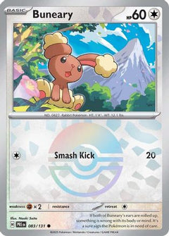 Buneary (Poke Ball Pattern) (83) [SV: Prismatic Evolutions] Holofoil - Deck Out Gaming