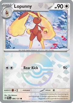 Lopunny (Poke Ball Pattern) (84) [SV: Prismatic Evolutions] Holofoil - Deck Out Gaming