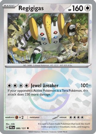 Regigigas (Poke Ball Pattern) (86) [SV: Prismatic Evolutions] Holofoil - Deck Out Gaming