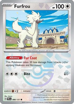 Furfrou (Poke Ball Pattern) (88) [SV: Prismatic Evolutions] Holofoil - Deck Out Gaming