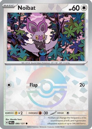 Noibat (Poke Ball Pattern) (90) [SV: Prismatic Evolutions] Holofoil - Deck Out Gaming