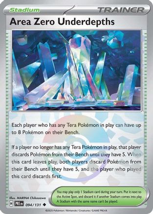 Area Zero Underdepths (Poke Ball Pattern) (94) [SV: Prismatic Evolutions] Holofoil - Deck Out Gaming