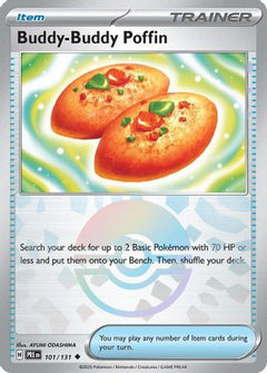 Buddy-Buddy Poffin (Poke Ball Pattern) (101) [SV: Prismatic Evolutions] Holofoil - Deck Out Gaming