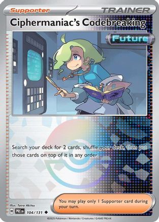 Ciphermaniac's Codebreaking (Poke Ball Pattern) (104) [SV: Prismatic Evolutions] Holofoil - Deck Out Gaming