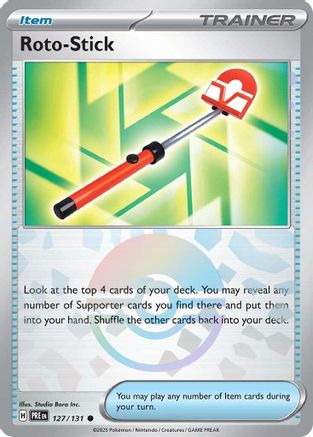 Roto-Stick (Poke Ball Pattern) (127) [SV: Prismatic Evolutions] Holofoil - Deck Out Gaming