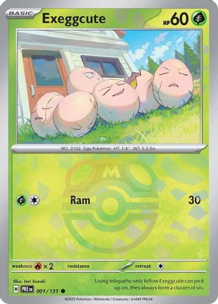 Exeggcute (Master Ball Pattern) (1) [SV: Prismatic Evolutions] Holofoil - Deck Out Gaming