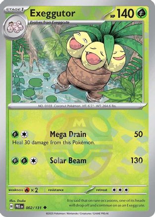 Exeggutor (Master Ball Pattern) (2) [SV: Prismatic Evolutions] Holofoil - Deck Out Gaming
