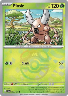 Pinsir (Master Ball Pattern) (3) [SV: Prismatic Evolutions] Holofoil - Deck Out Gaming