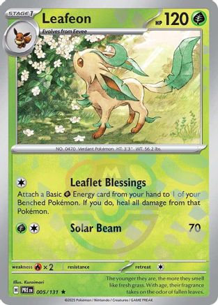 Leafeon (Master Ball Pattern) (5) [SV: Prismatic Evolutions] Holofoil - Deck Out Gaming