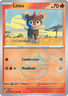 Litleo (Master Ball Pattern) (15) [SV: Prismatic Evolutions] Holofoil - Deck Out Gaming