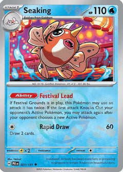 Seaking (Master Ball Pattern) (21) [SV: Prismatic Evolutions] Holofoil - Deck Out Gaming