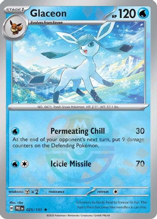 Glaceon (Master Ball Pattern) (25) [SV: Prismatic Evolutions] Holofoil - Deck Out Gaming