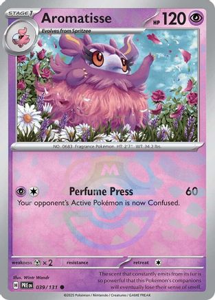Aromatisse (Master Ball Pattern) (39) [SV: Prismatic Evolutions] Holofoil - Deck Out Gaming