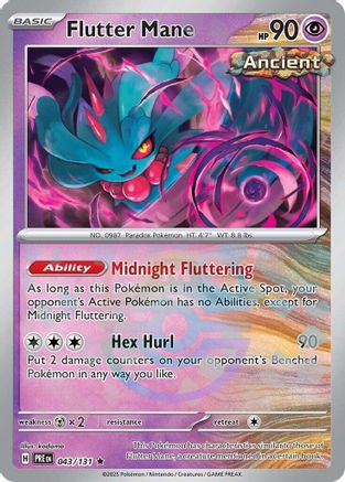 Flutter Mane (Master Ball Pattern) (43) [SV: Prismatic Evolutions] Holofoil - Deck Out Gaming