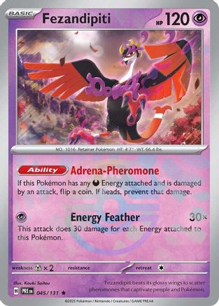 Fezandipiti (Master Ball Pattern) (45) [SV: Prismatic Evolutions] Holofoil - Deck Out Gaming