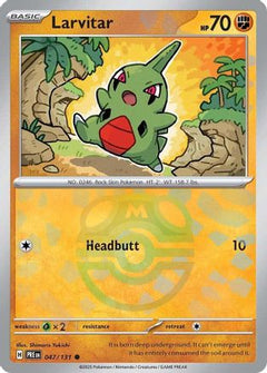 Larvitar (Master Ball Pattern) (47) [SV: Prismatic Evolutions] Holofoil - Deck Out Gaming
