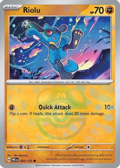 Riolu (Master Ball Pattern) (50) [SV: Prismatic Evolutions] Holofoil - Deck Out Gaming