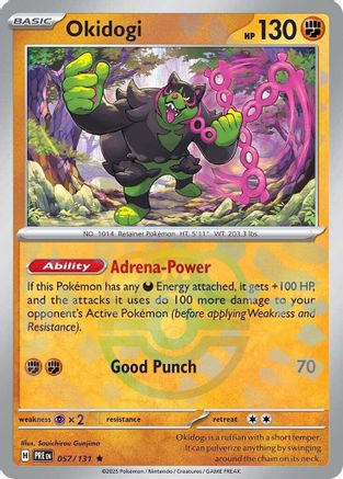 Okidogi (Master Ball Pattern) (57) [SV: Prismatic Evolutions] Holofoil - Deck Out Gaming