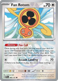 Fan Rotom (Master Ball Pattern) (85) [SV: Prismatic Evolutions] Holofoil - Deck Out Gaming