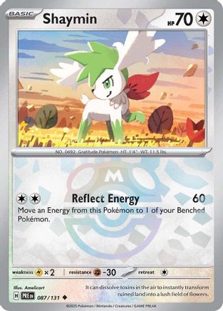 Shaymin (Master Ball Pattern) (87) [SV: Prismatic Evolutions] Holofoil - Deck Out Gaming