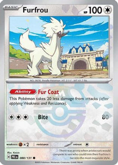 Furfrou (Master Ball Pattern) (88) [SV: Prismatic Evolutions] Holofoil - Deck Out Gaming