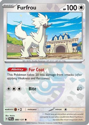 Furfrou (Master Ball Pattern) (88) [SV: Prismatic Evolutions] Holofoil - Deck Out Gaming