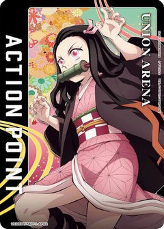 Action Point Card (AP02) (Nezuko Kamado) (UE05BT/KMY-1-AP02) [Demon Slayer: Kimetsu no Yaiba] Foil - Deck Out Gaming