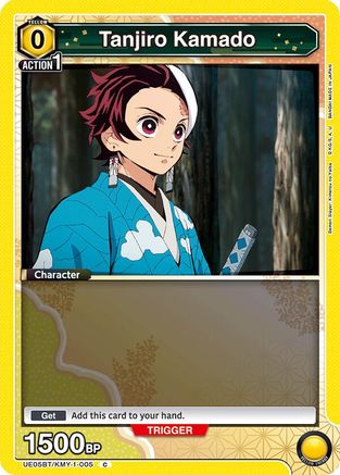 Tanjiro Kamado (005) (Box Topper Foil) (UE05BT/KMY-1-005) [Demon Slayer: Kimetsu no Yaiba] Foil