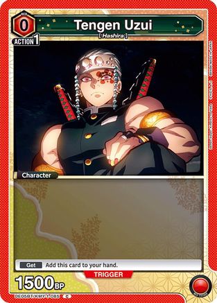 Tengen Uzui (085) (Box Topper Foil) (UE05BT/KMY-1-085) [Demon Slayer: Kimetsu no Yaiba] Foil - Deck Out Gaming