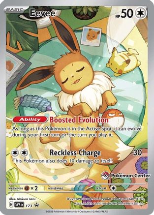 Eevee - 173 (Pokemon Center Exclusive) (173) [SV: Scarlet & Violet Promo Cards] Holofoil - Deck Out Gaming