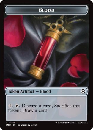 Blood // Clue Double-Sided Token (21) [Innistrad Remastered] - Deck Out Gaming