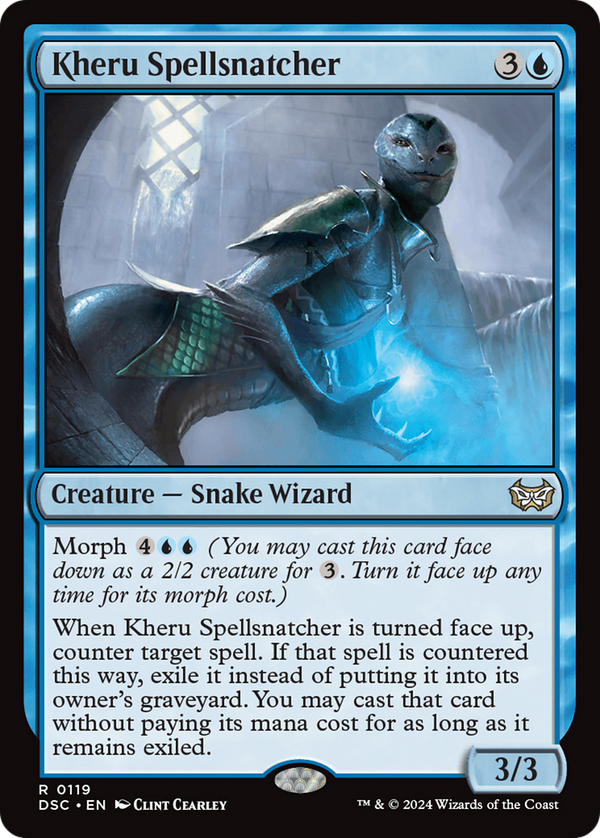 Kheru Spellsnatcher (119) [Duskmourn: House of Horror Commander] - Deck Out Gaming