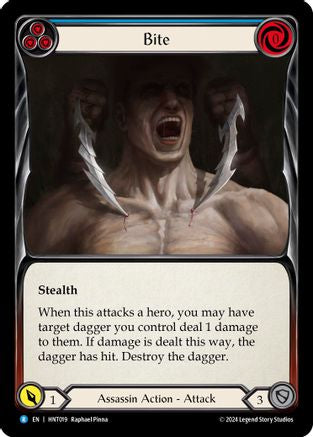 Bite (Blue) (HNT019) [The Hunted] - Deck Out Gaming
