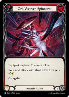 Orb-Weaver Spinneret (Red) (HNT026) [The Hunted] Rainbow Foil - Deck Out Gaming
