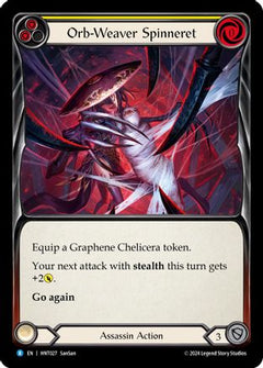 Orb-Weaver Spinneret (Yellow) (HNT027) [The Hunted] - Deck Out Gaming