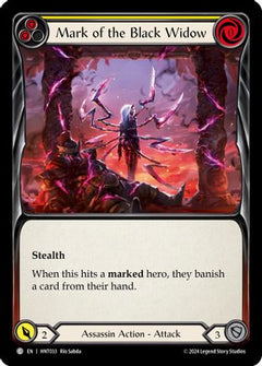Mark of the Black Widow (Yellow) (HNT033) [The Hunted] - Deck Out Gaming