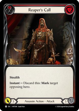 Reaper's Call (Red) (HNT044) [The Hunted] - Deck Out Gaming