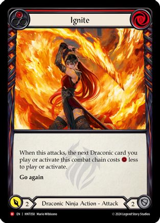 Ignite (HNT058) [The Hunted] Rainbow Foil - Deck Out Gaming