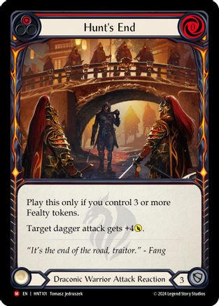 Hunt's End (HNT101) [The Hunted] - Deck Out Gaming