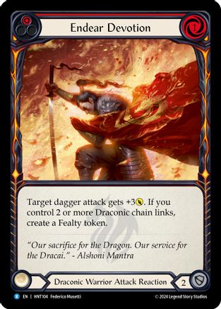 Endear Devotion (Red) (HNT104) [The Hunted] - Deck Out Gaming