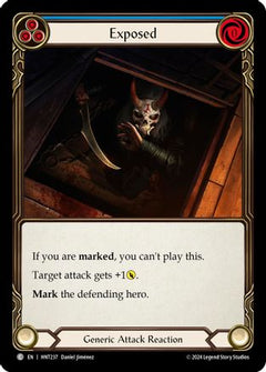 Exposed (Blue) (HNT237) [The Hunted] - Deck Out Gaming