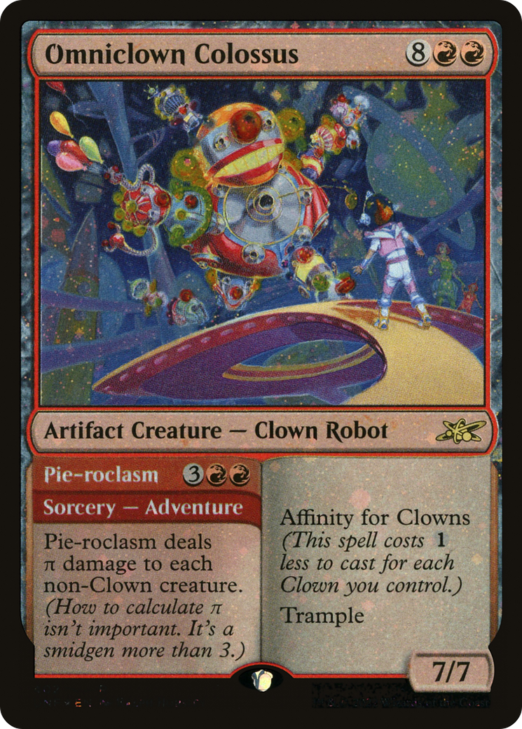 Omniclown Colossus (Galaxy Foil) (402) [Unfinity] foil - Deck Out Gaming