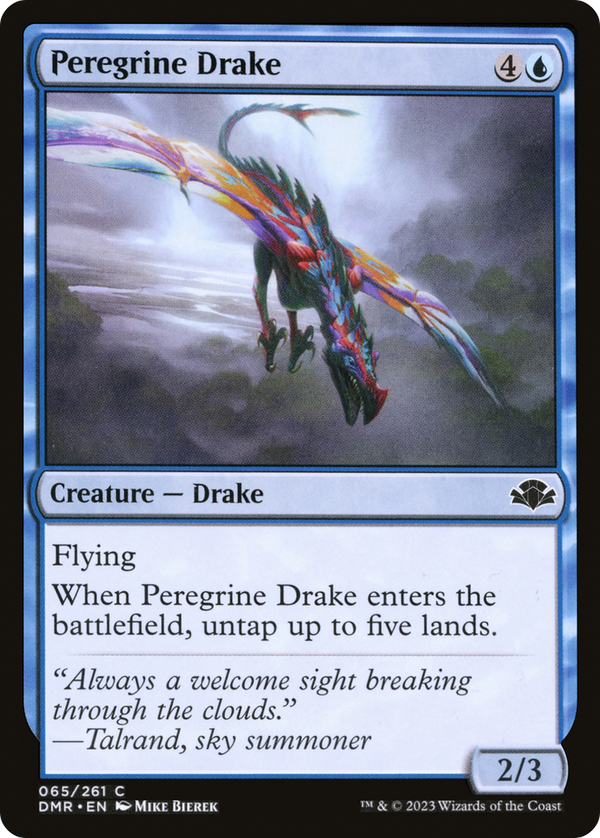 Peregrine Drake (65) [Dominaria Remastered] - Deck Out Gaming