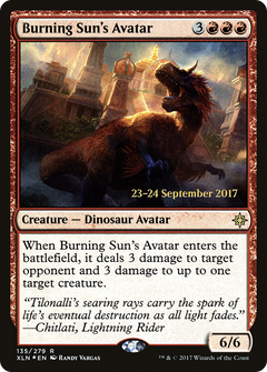 Burning Sun's Avatar (135s) [Prerelease Cards] foil - Deck Out Gaming
