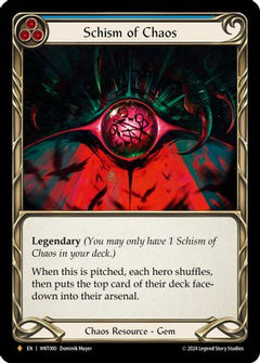 Schism of Chaos (HNT000) [The Hunted] Cold Foil - Deck Out Gaming